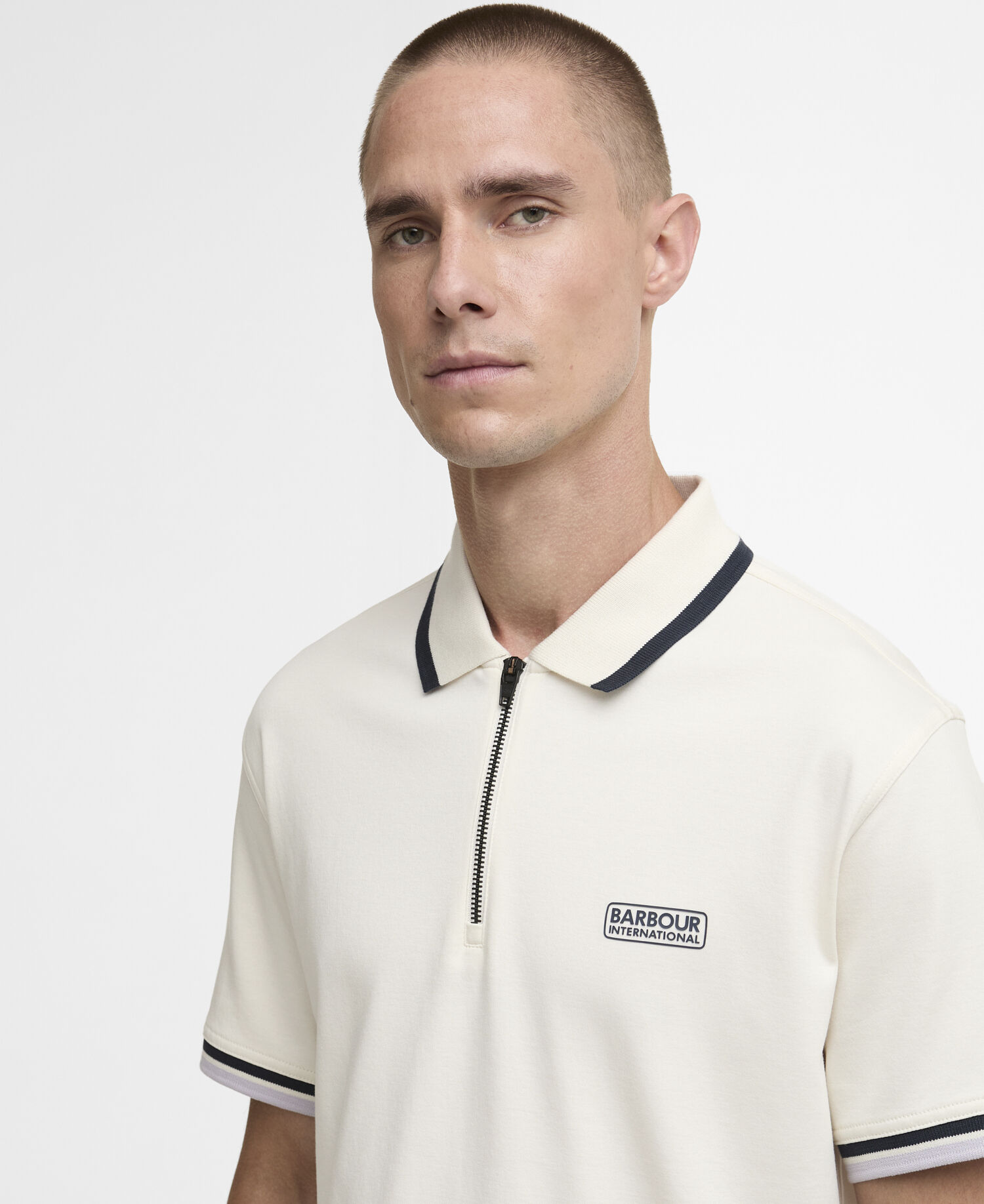 Panter Interlock Polo Whisper White
