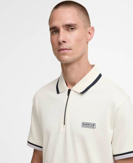 Panter Interlock Polo Whisper White