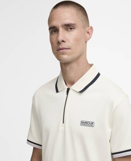 Polo Panter interlock Whisper White