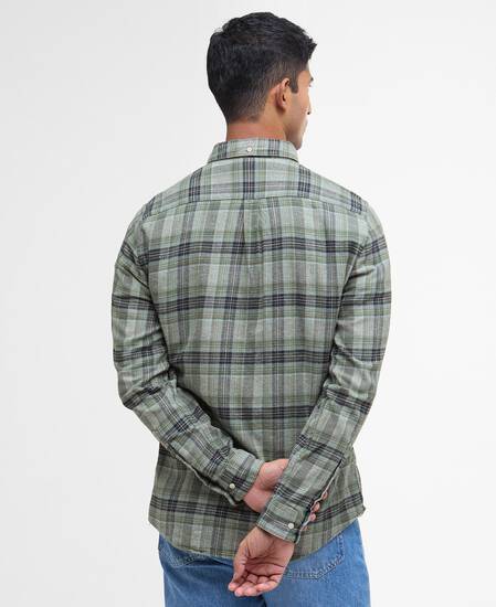 Ashroad Tailored Long-Sleeved Shirt Thyme