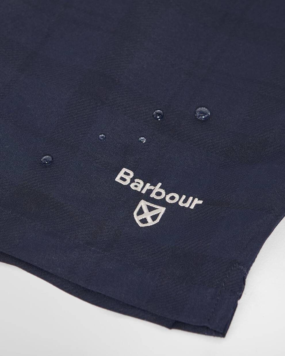 Water Reactive Tartan Swim Short Navy