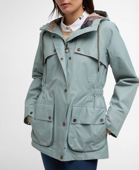 Maple Waterproof Jacket Blue Sage/Gardenia