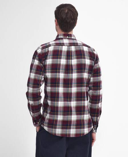 Crossfell Tailored Long-Sleeved Shirt Merlot