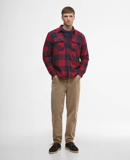 Bertow Relaxed Long-Sleeved Shirt Navy