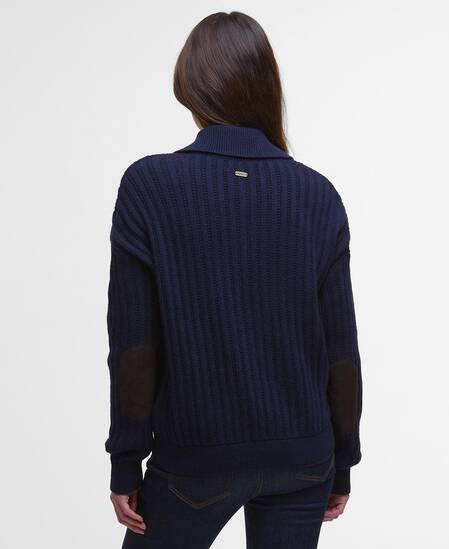 Norham Collared Jumper Navy