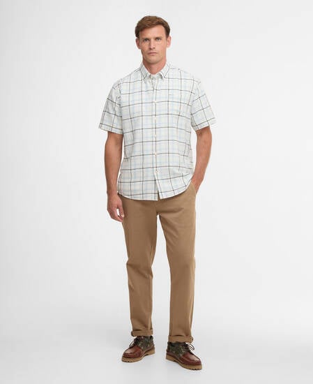 Glover Regular Short-Sleeved Shirt Heritage Blue