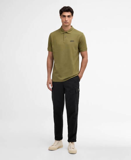 Poloshirt Essential Cable Olive