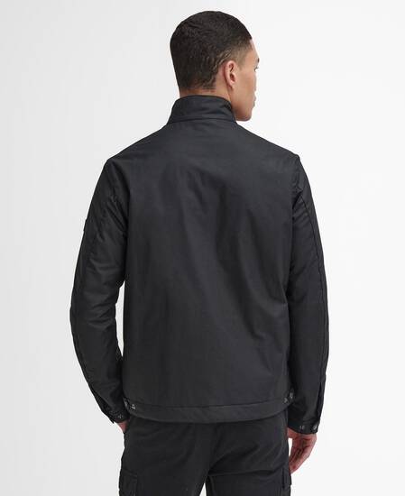 Lutlaw Waxed Harrington Jacket Classic Black