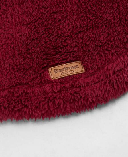 Brindle Fleece Dog Jumper Red