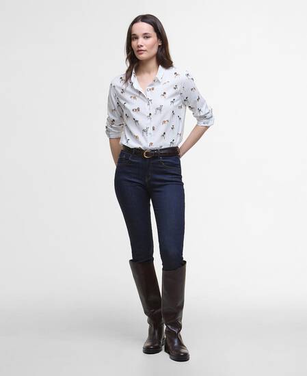 Camicia Safari Dog Print