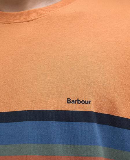 Newsham Striped T-Shirt Sunset Haze