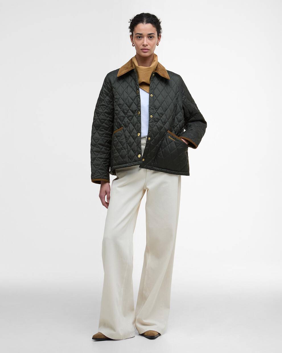 Icons Cropped Liddesdale Quilted Jacket