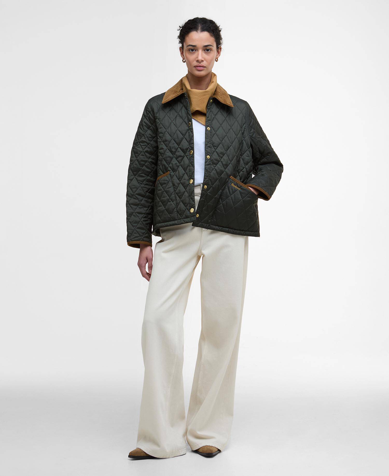 Icons Cropped Liddesdale Quilted Jacket image number 1