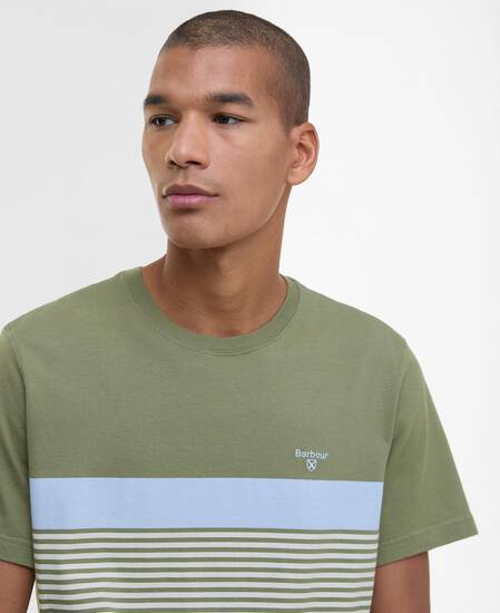 Braeside Striped T-Shirt Light Moss Braeside Striped T-Shirt Light Moss