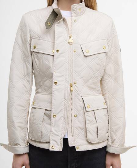 Halsey Quilted Jacket Jasmine/Dusky Khaki