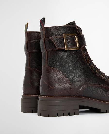 Heidi Commando Boots Classic Brown