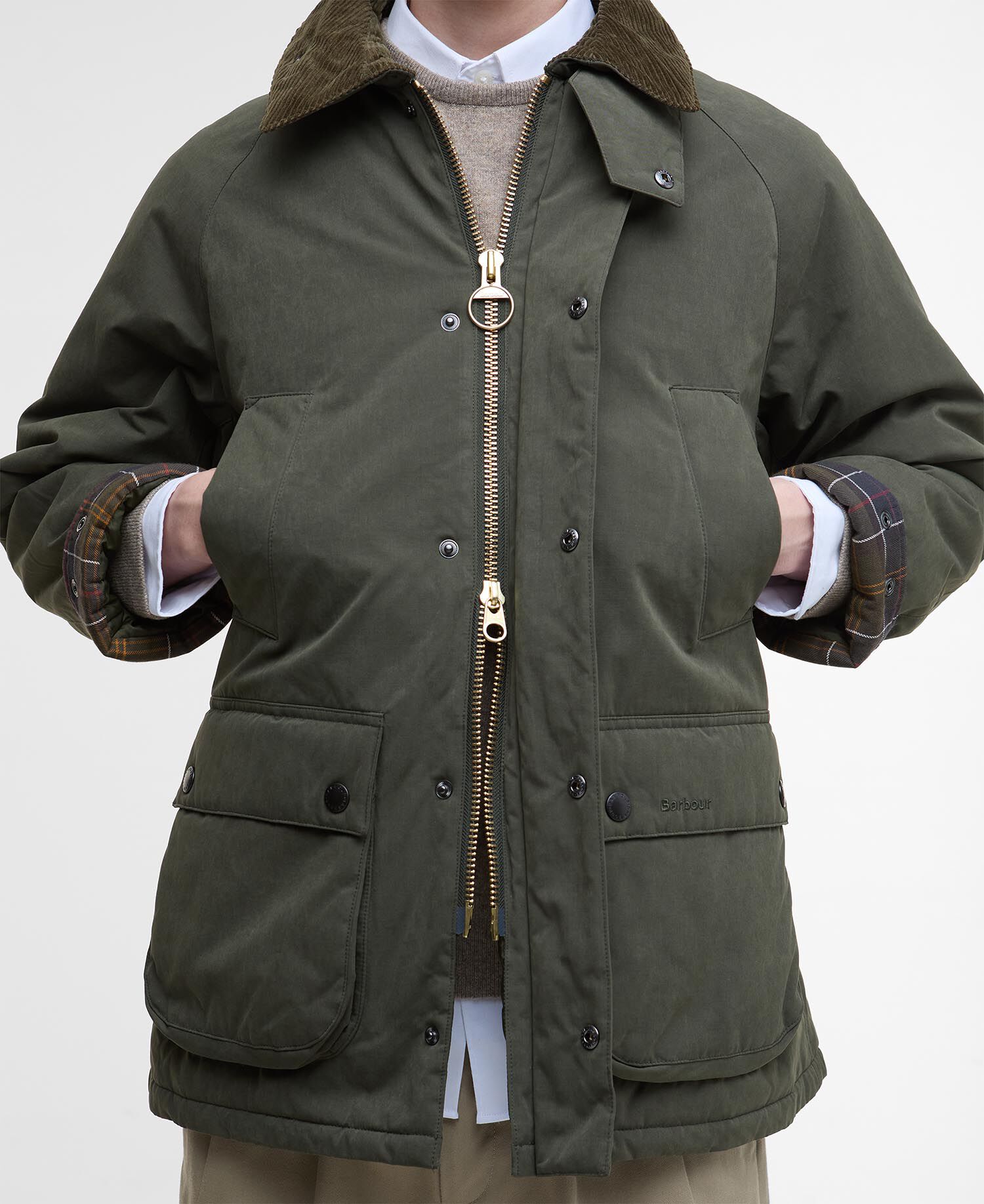 Buy Oversized Bedale Padded Casual Jacket for GBP 329.00 | BARBOUR_GB