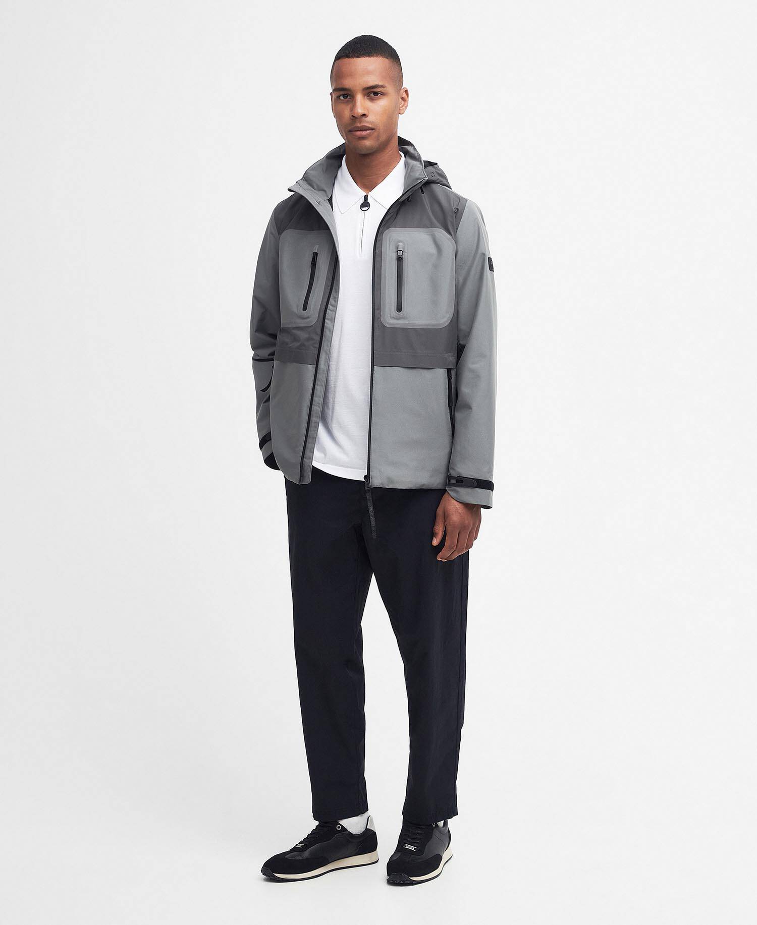 B.Intl Chevin Waterproof Jacket Gargoyle image number 1