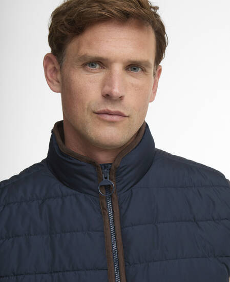 Broughton Quilted Gilet Navy
