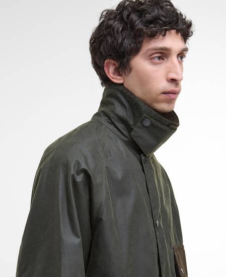 Wachsjacke Modified Solway Olive
