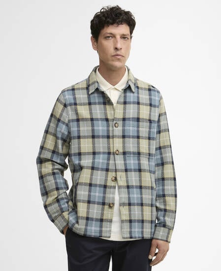 Vennel Textured Tartan Overshirt Highland Loch Tartan