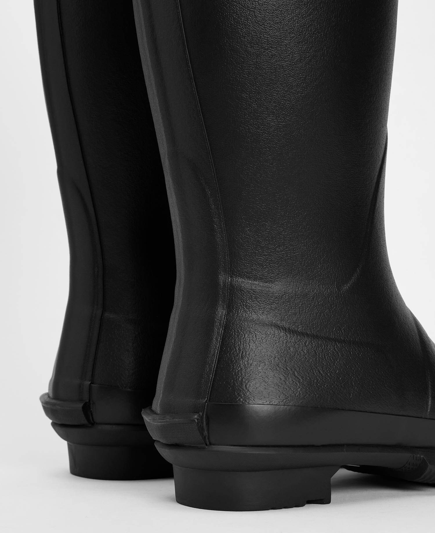 Men's Bede Wellington Boots Classic Black image number 7