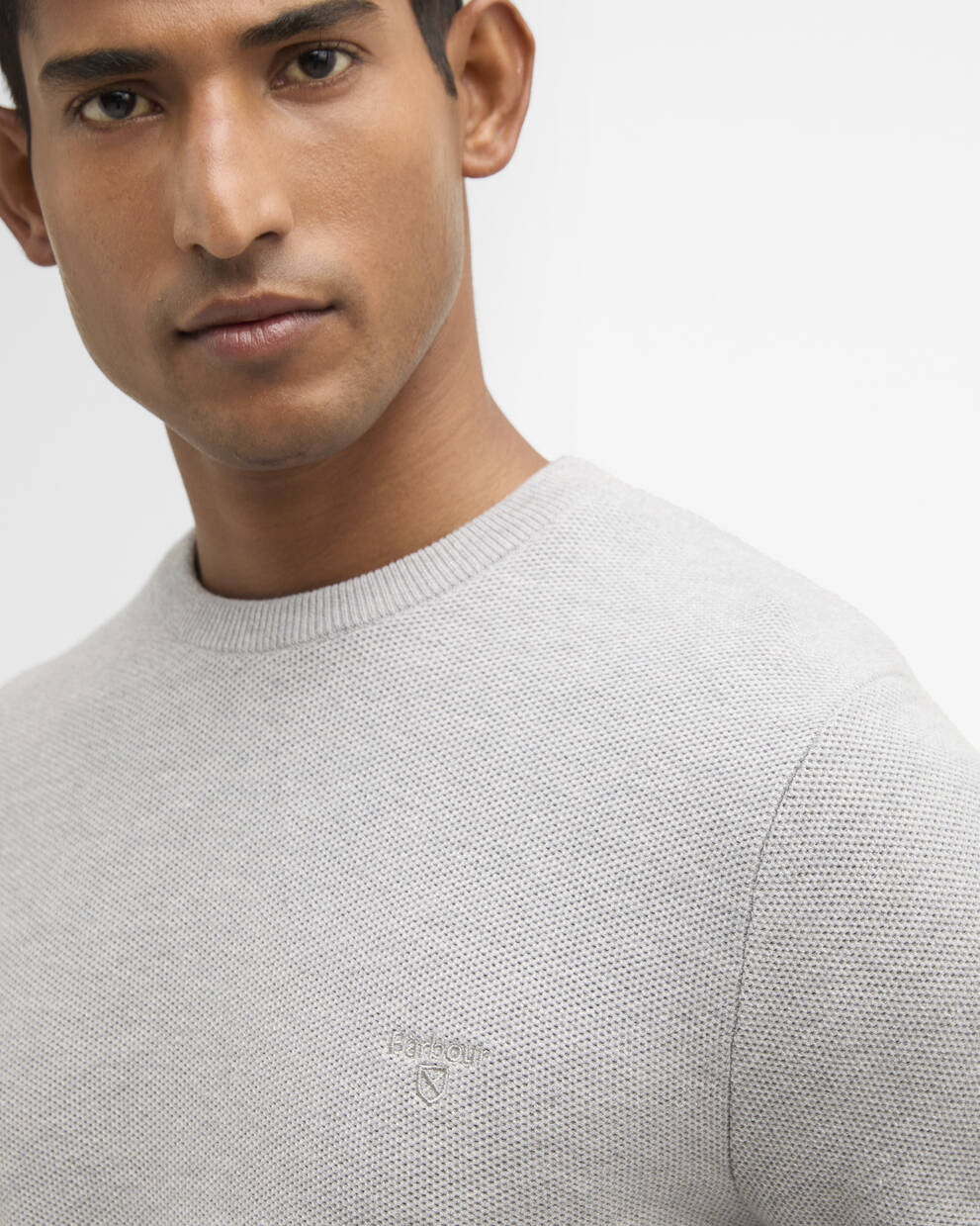 Essential Honeycomb Crew Neck Sweater