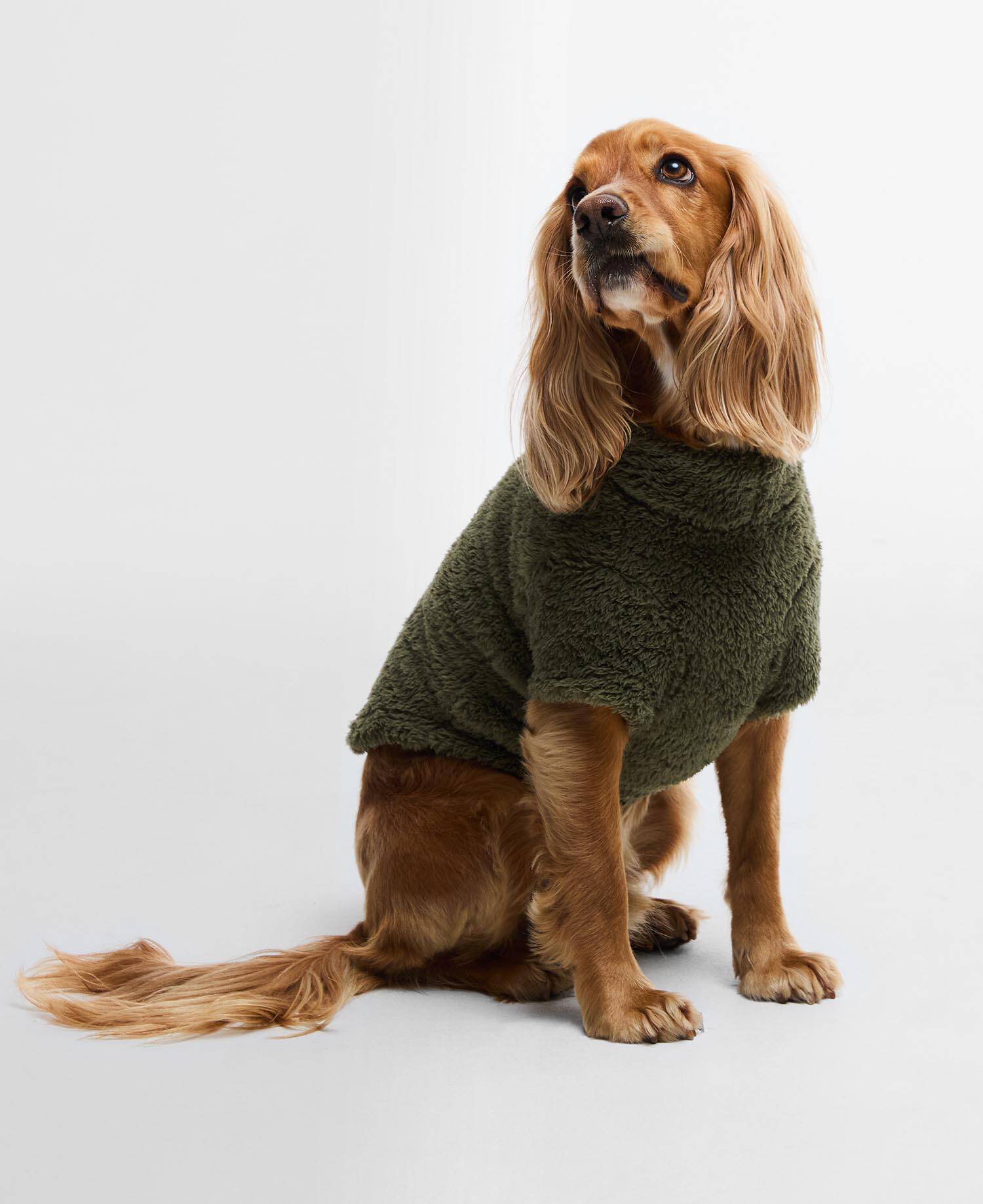 Brindle Fleece Dog Jumper image number 0