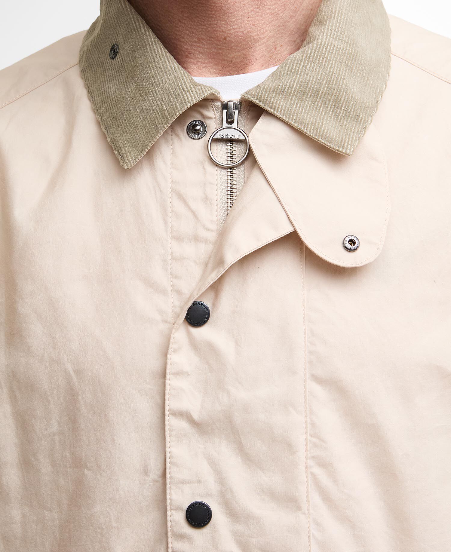 Barbour x Kaptain Sunshine Transport Smock Casual Jacket Oatmeal