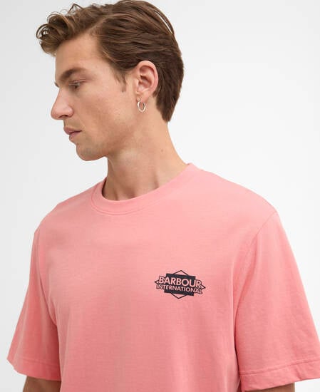 T-Shirt Wilmslow Graphic Burnt Coral