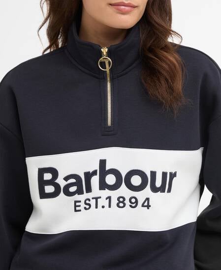 Zaria Quarter-Zip Jumper Dark Navy