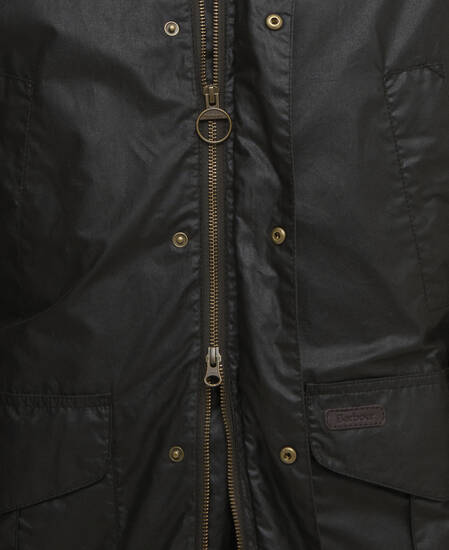 Lightweight Stratford Waxed Jacket Dark Olive