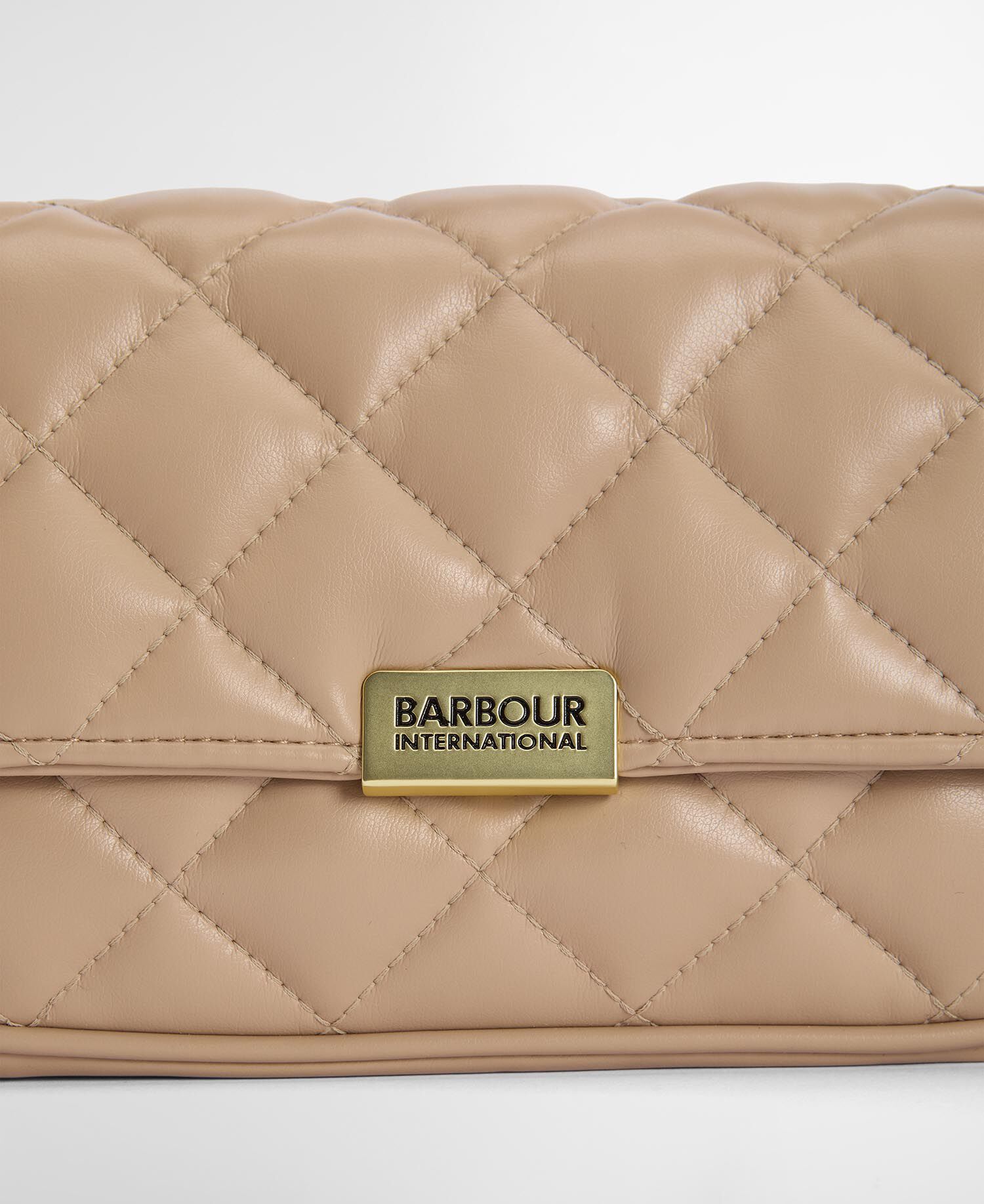 Soft Quilt Mini Soho Crossbody Bag Camel