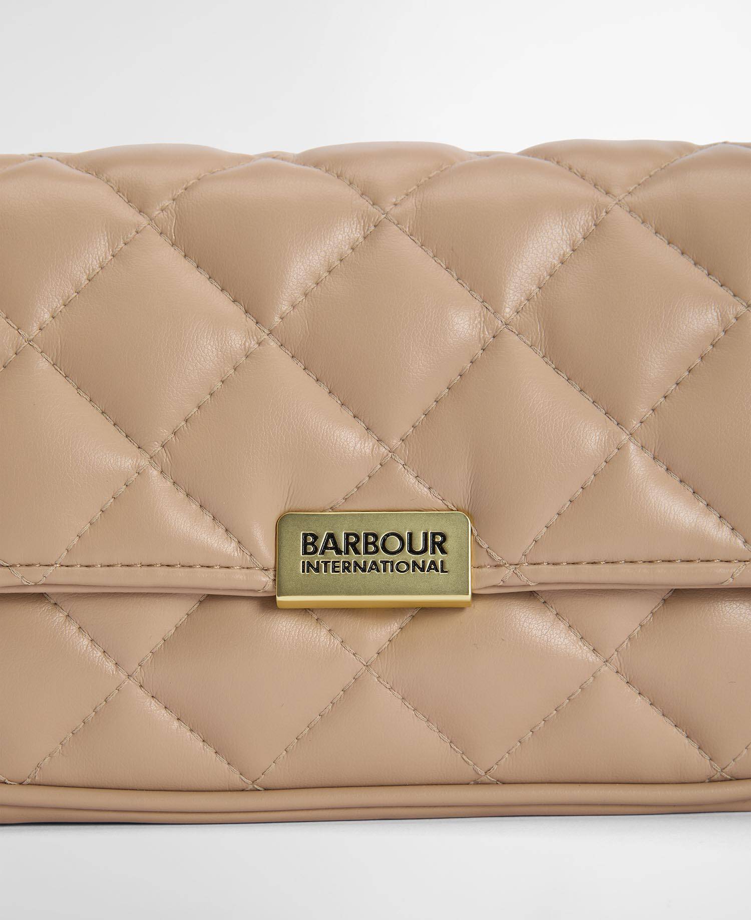 Soft Quilt Mini Soho Crossbody Bag Camel image number 4