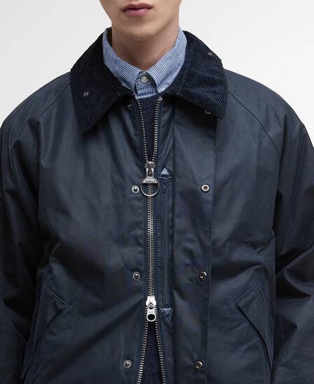 Transport Waxed Jacket Classic Navy