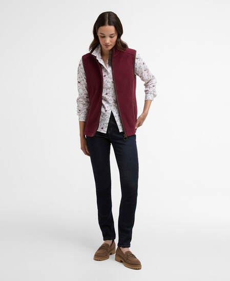 Country Colton Fleece Gilet Port