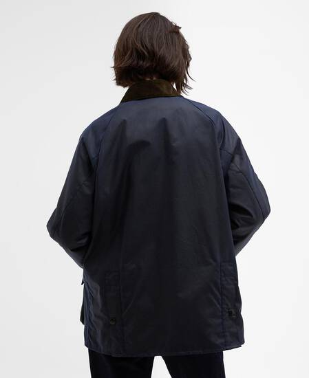 Paul Smith loves Barbour Oversized Bedale Waxed Jacket Night Sky