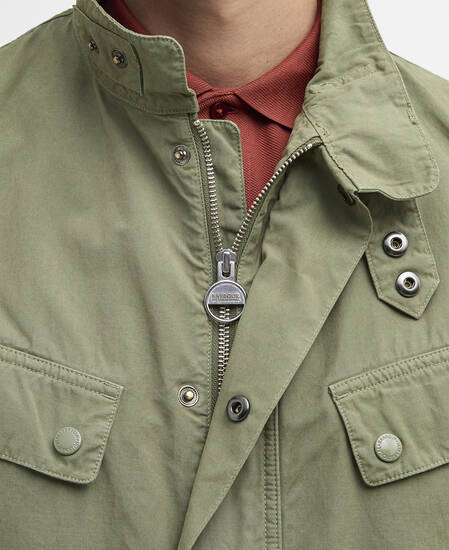 Giacca casual Duke tinta in capo Burnt Olive