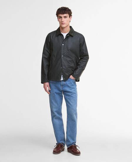 Tracker Waxed Jacket Sage