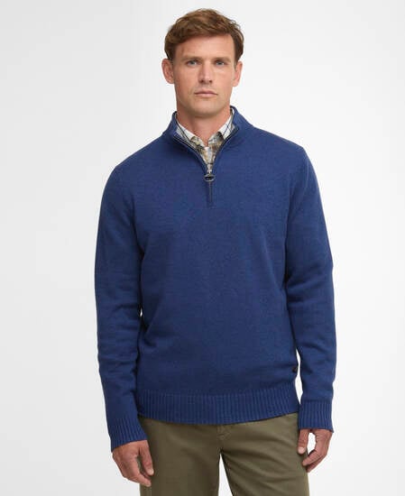 Pullover Kelson Half-Zip Blue