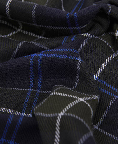 Barbour x ARKET Fairgame Waxed Head Scarf