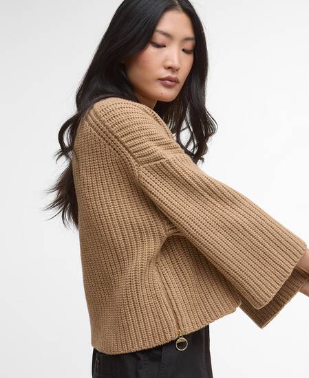 Lilian Crew-Neck Jumper Military Brown
