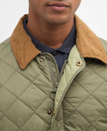 City Bedale Quilted Jacket Dusty Olive