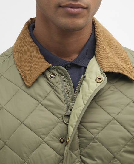 City Bedale Quilted Jacket Dusty Olive