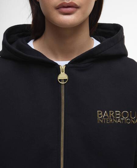 Hoodie Lana Zip-Up Black