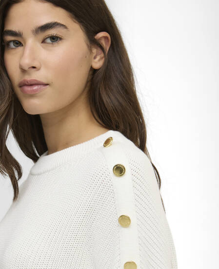 Alexis Crew-Neck Jumper Off White