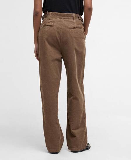 Yasmin Cord Trousers Military Brown Yasmin Cord Trousers Military Brown