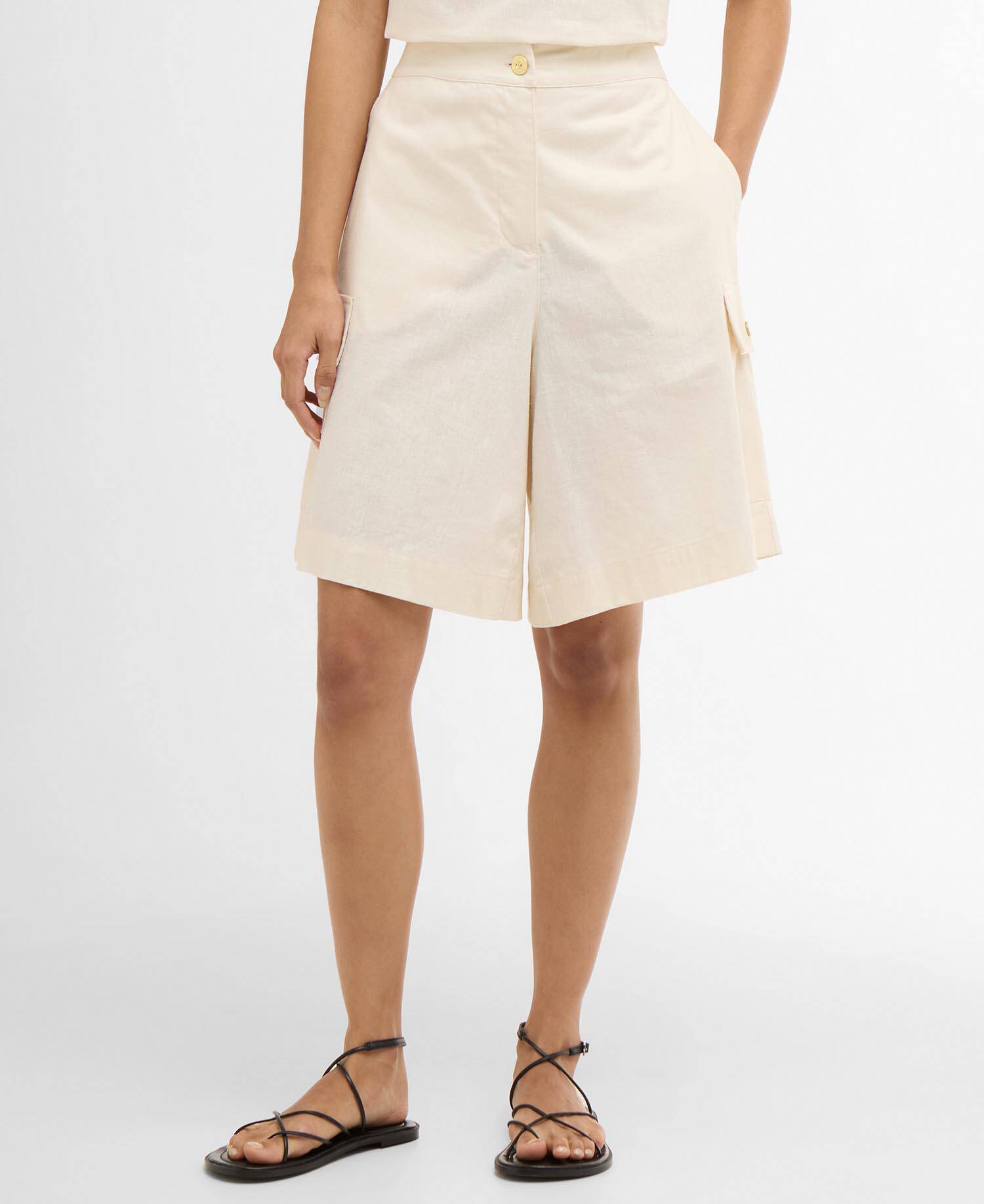 Shorts Valencia Ecru image number 1