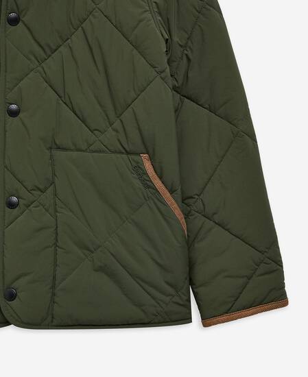 Giacca trapuntata Modified Short Liddesdale Olive