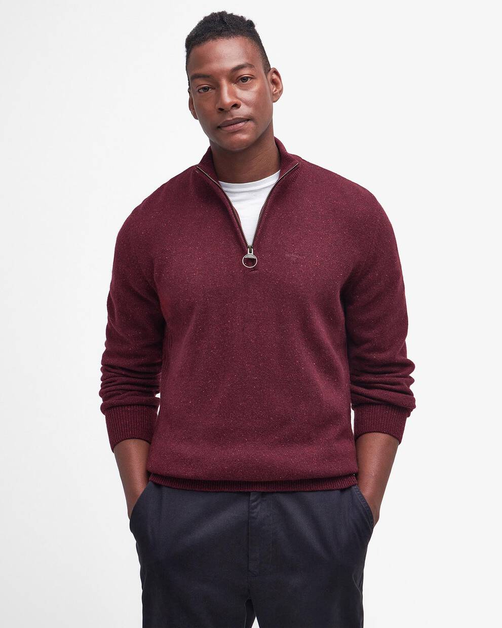 Felpa con mezza zip Essential Tisbury